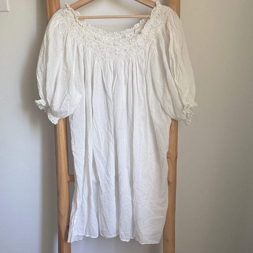 Doen ruffle mini dress